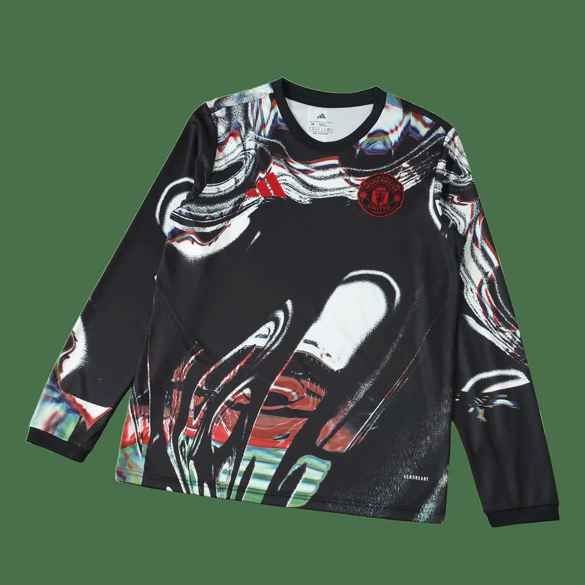 25-26 Manchester United Pre-Match Long sleeve T-Shirt Soccer AAAAJersey Supply Yupoo 4