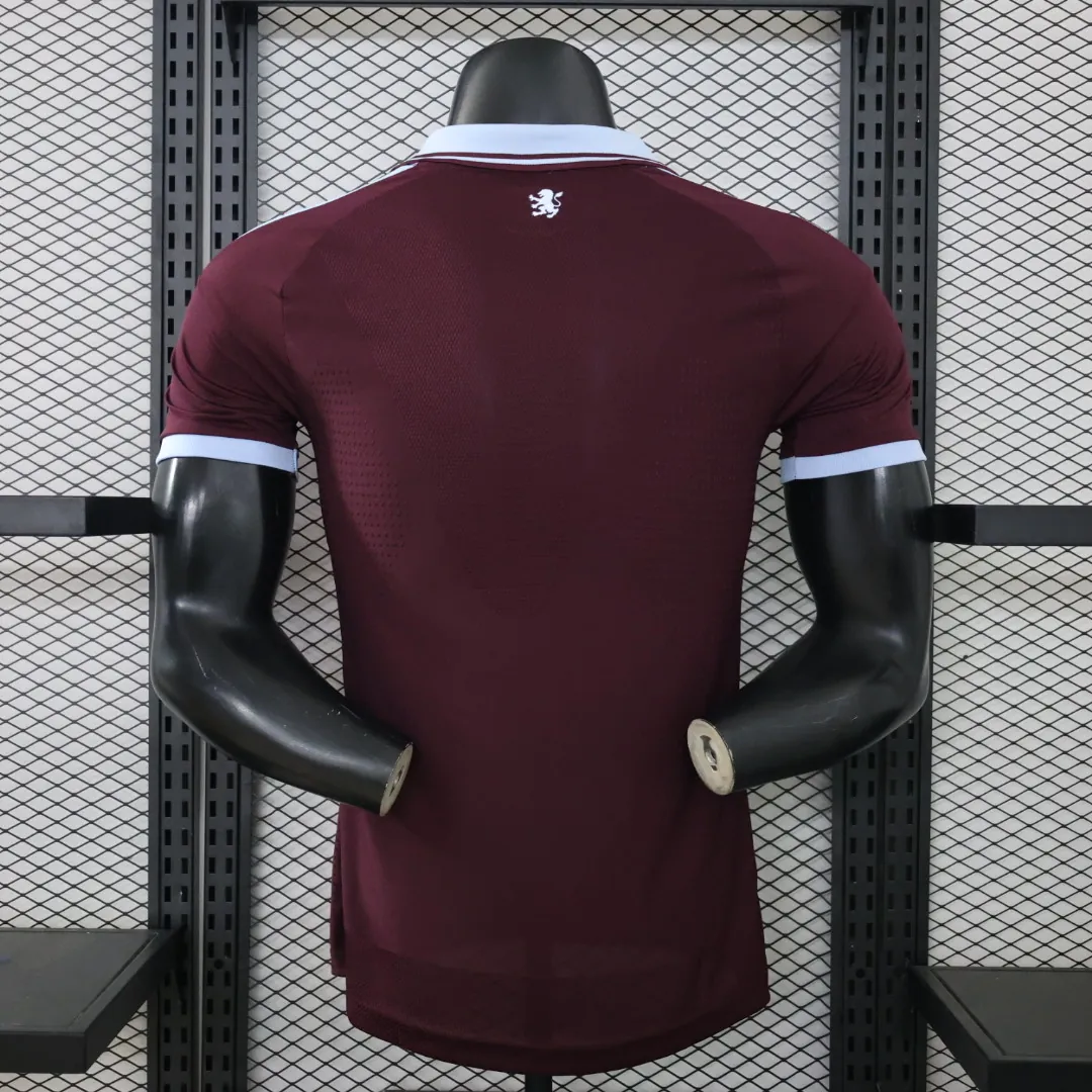 26-27 Aston Villa Home Mens Kit Player Version Soccer T-Shirt AAAAJersey Supply Yupoo 8 2