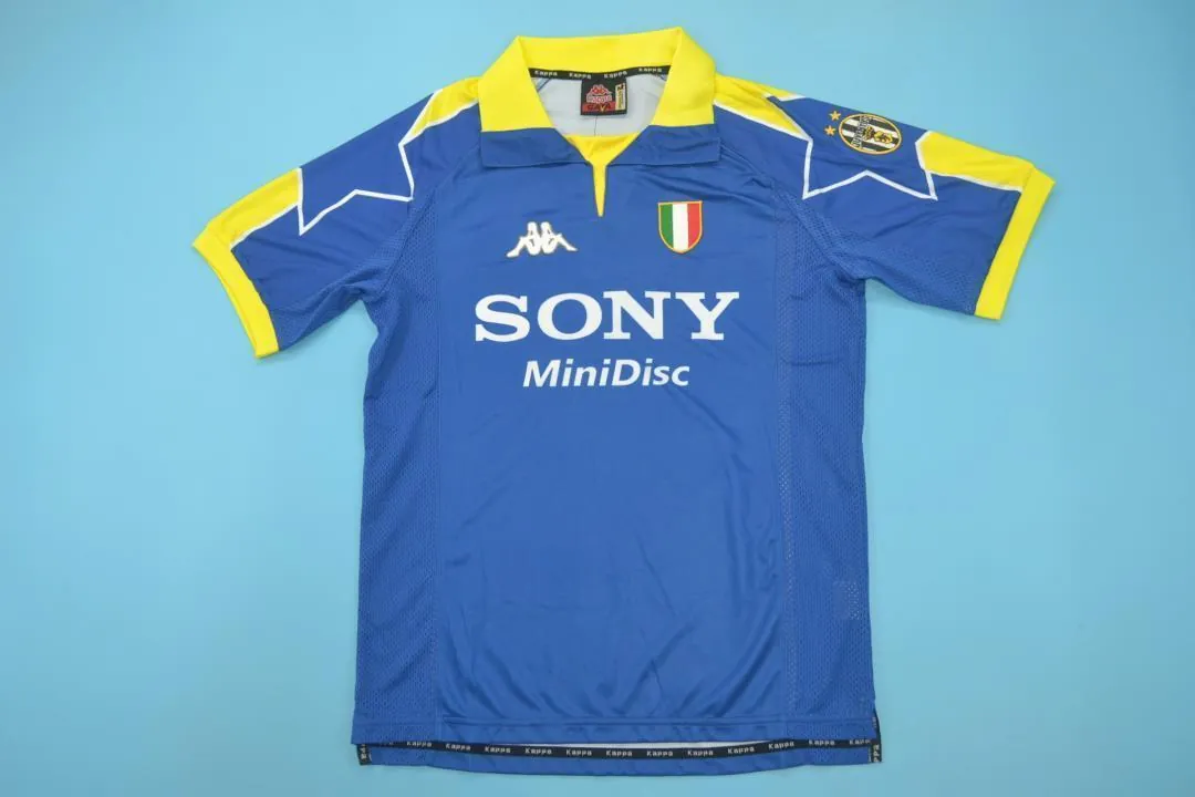 98-99 Juventus away blue retro football jersey S-2XL 8