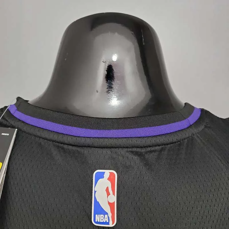 2021 DAVIS#3 Los Angeles Lakers Black Latin Black 6