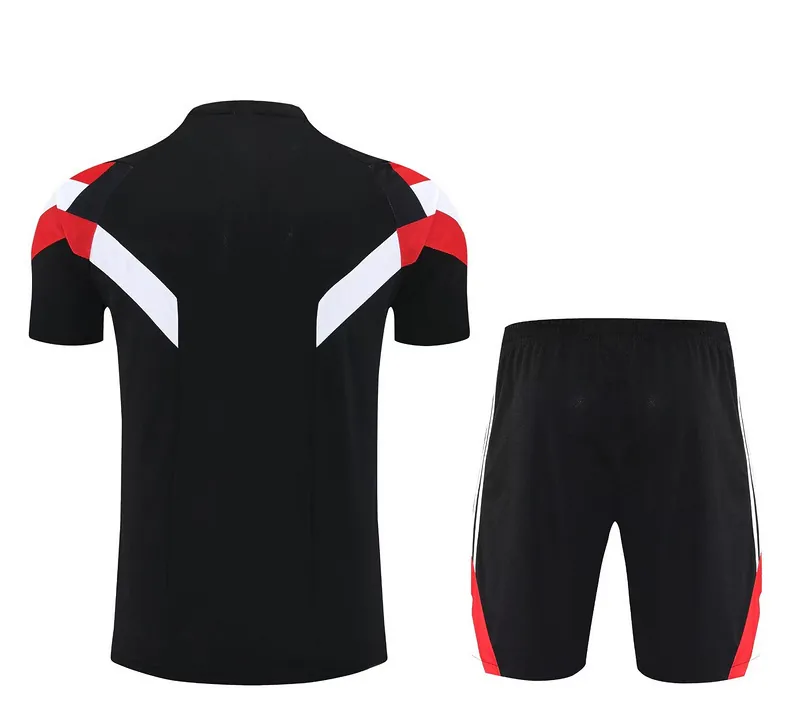 25-26 Manchester United Training Kits Black Football Tracksuits 1