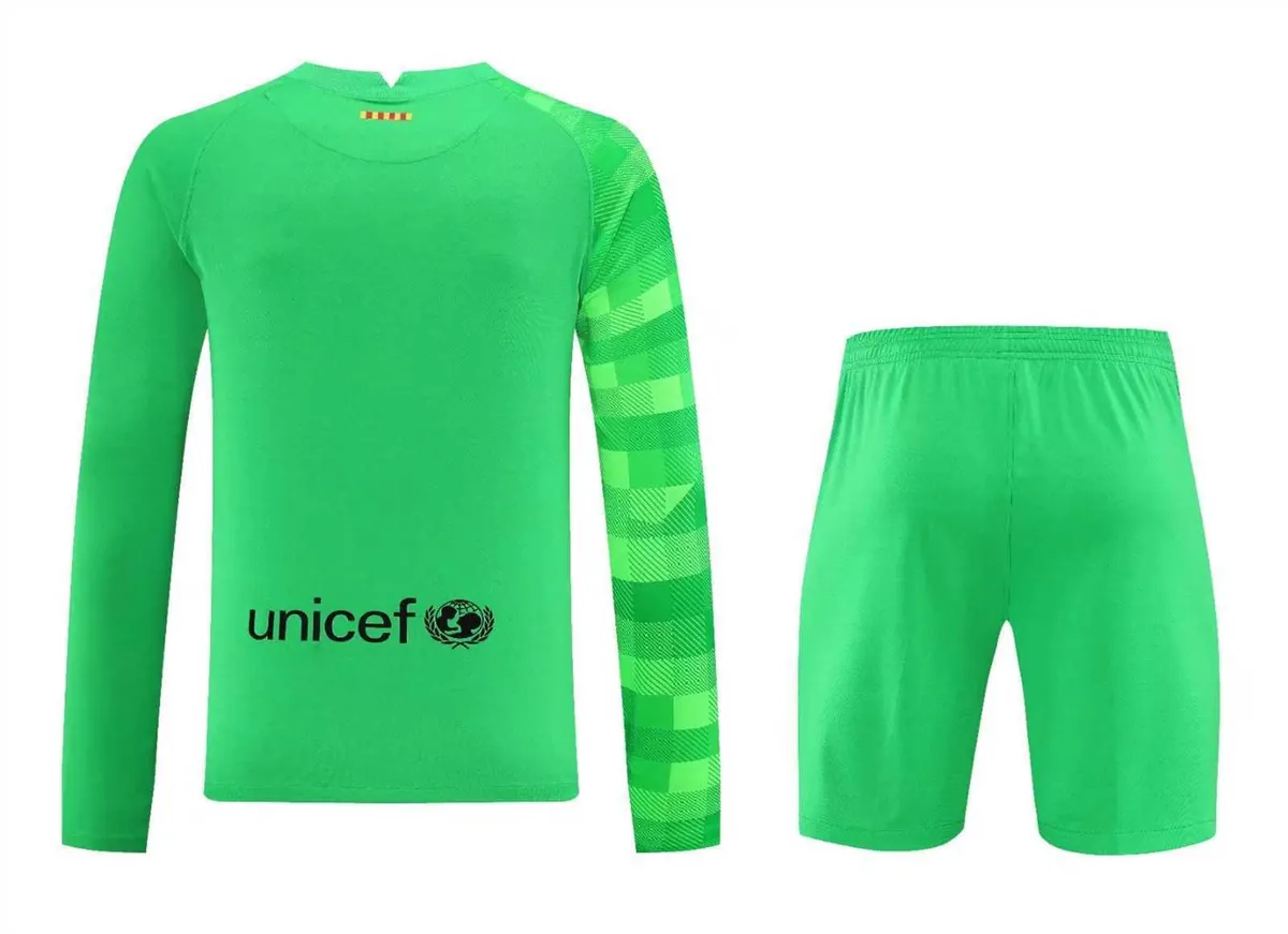 21-22 Barcelona green goalkeeper long sleeve 15