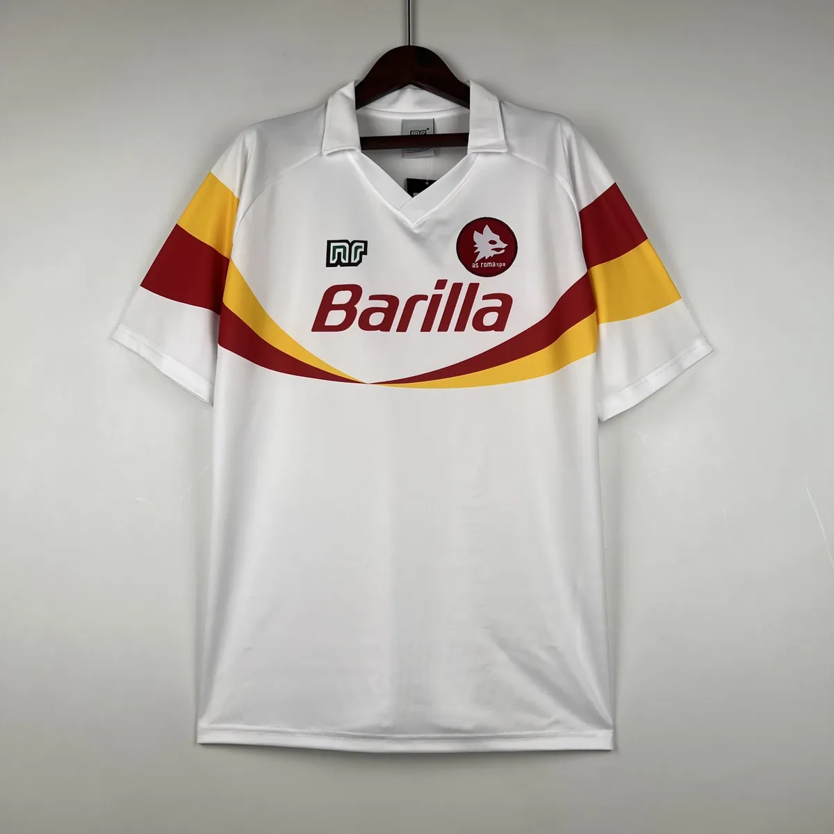 90-91 Roma away S-XXL football t-shirt 8