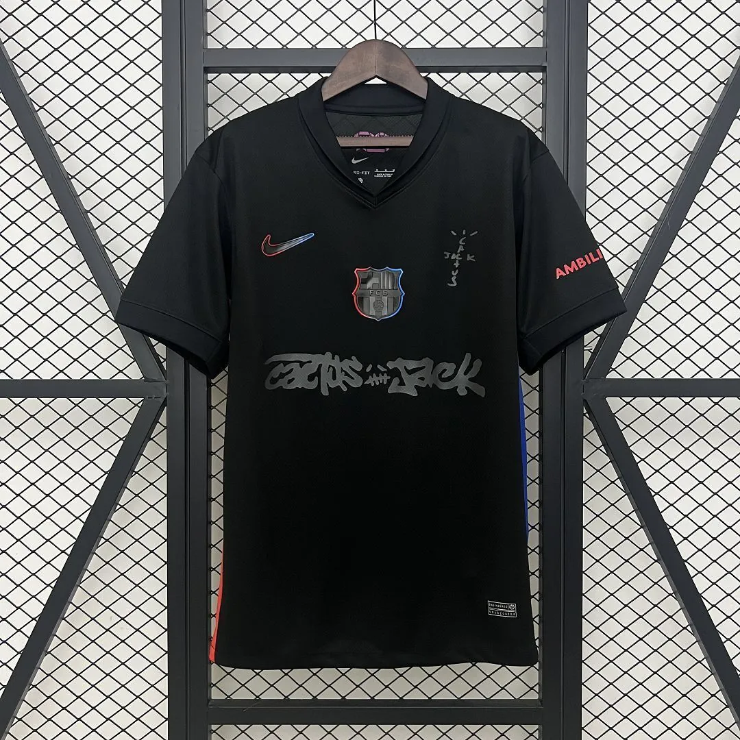 24-25 Barcelona x Travis Scott Away Kit Soccer T-Shirt AAAAJersey Wholesale Yupoo 9