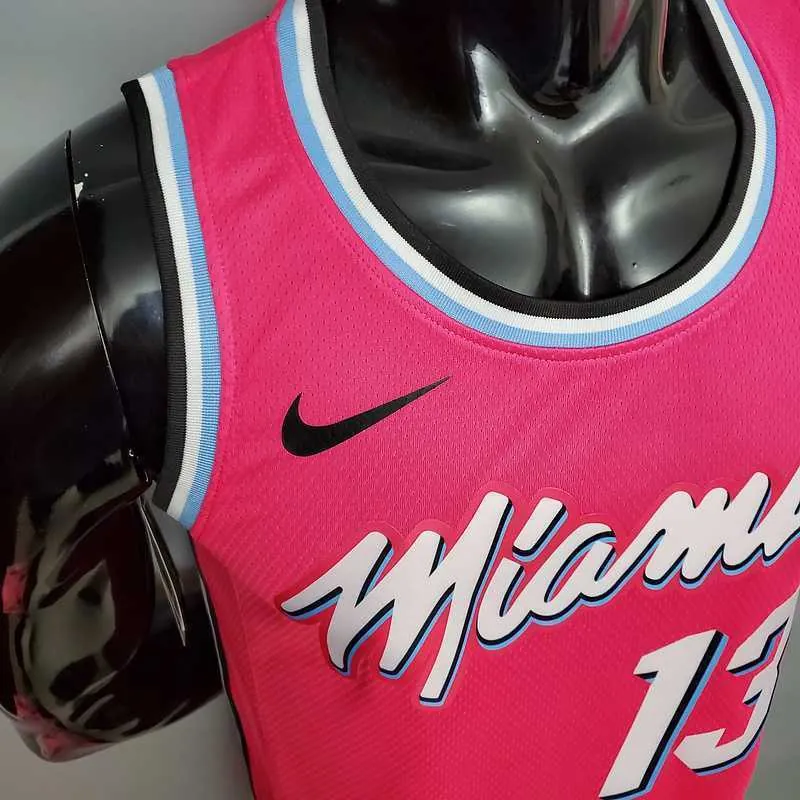 ADEBAYO#13 Miami Heat V-neck pink 7