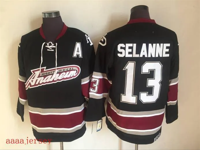 Anaheim Ducks retro ice hockey jersey M-3XL 阿纳海姆鸭队复古冰球服 3
