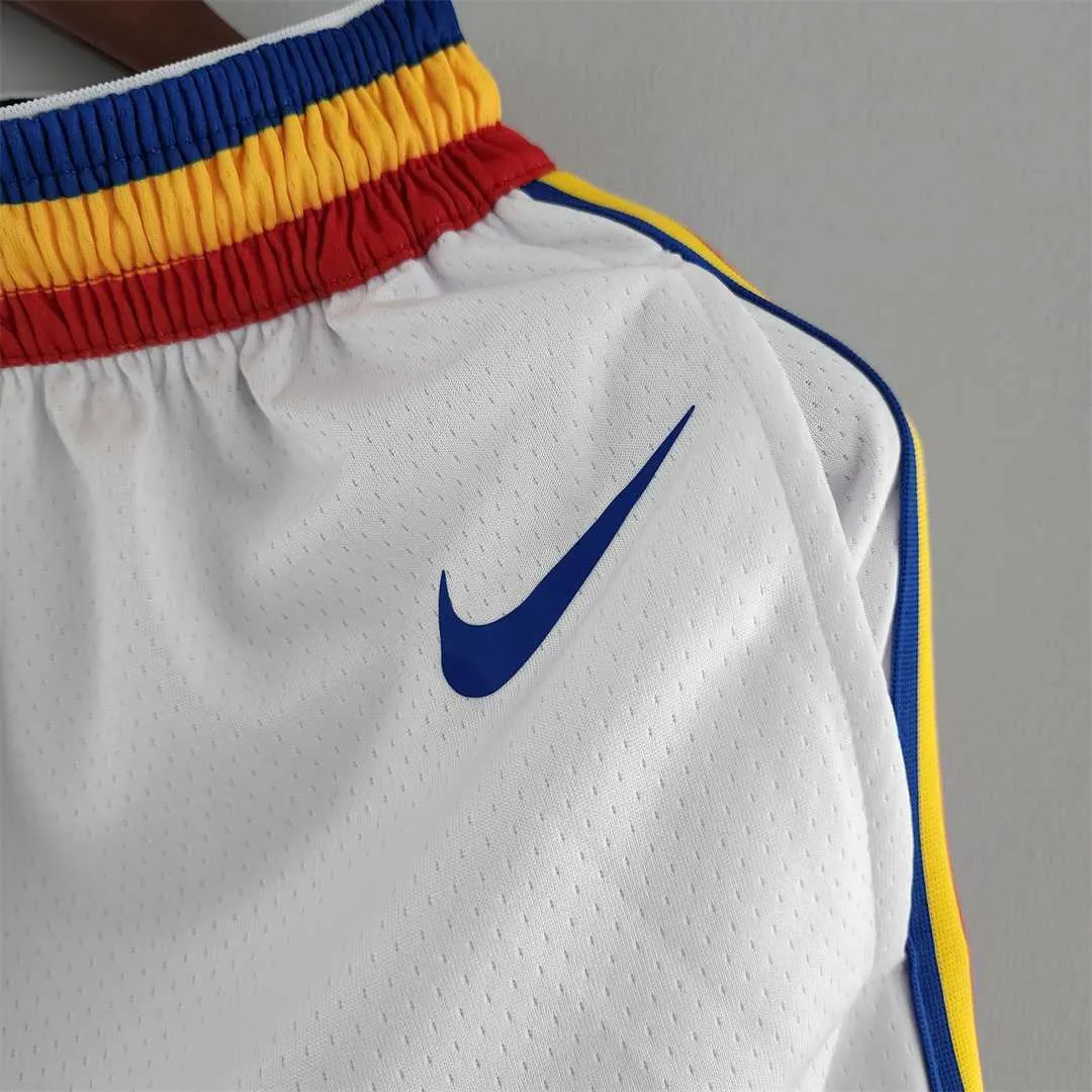 Golden State Warriors NBA Shorts White 5