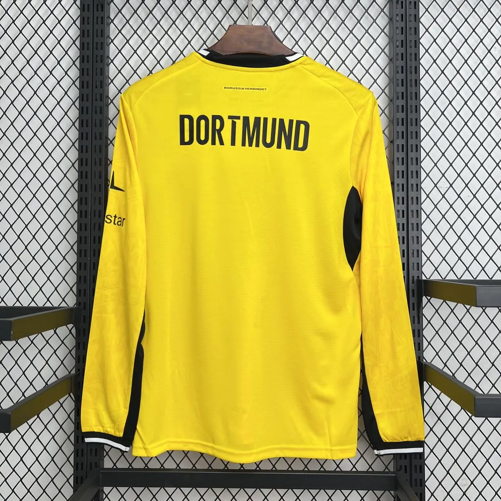 26-27 Borussia Dortmund Mens Home Kit Football Long Sleeve T-Shirt AAAAJersey Supply Yupoo 10 10
