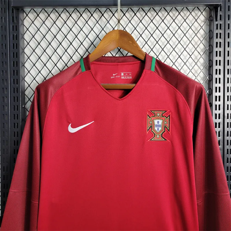 16-17 Retro Portugal Home Long Sleeve Size S-XXL 5
