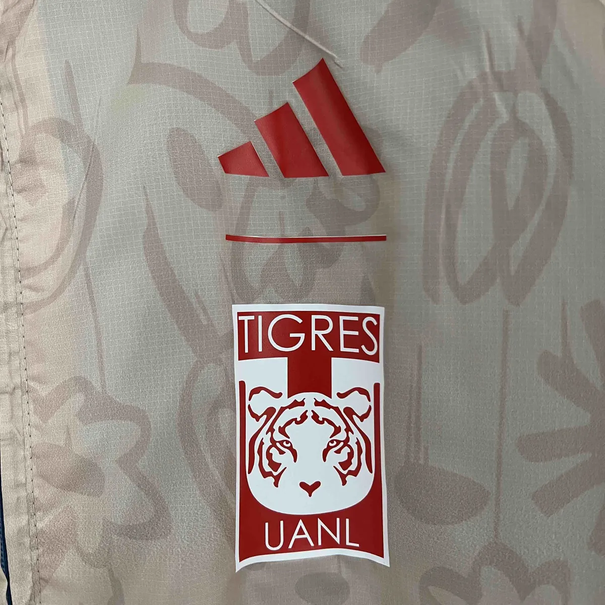 2024 Tigres UANL Beige&Blue Trench Coat Reversible Windbreaker Double-Sides Jacket 6