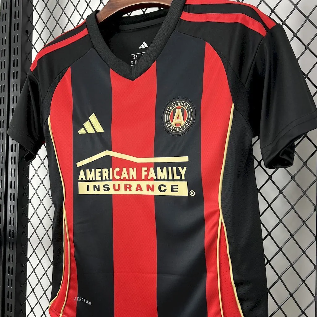 25-26 Atlanta United Home Kid Kits Soccer AAAAJersey Yupoo 16-28 3