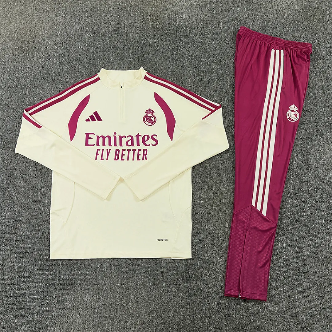 26-27 Real Madrid Mens Kit Football Aldult Training Long Sleeve Suit Yupoo 10 3