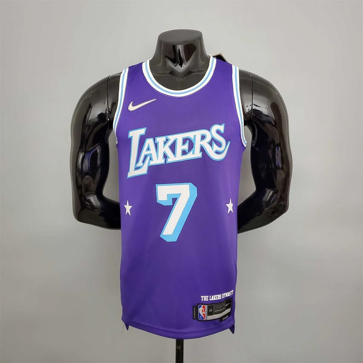 2022 75th Anniversary Anthony #7 Lakers City Edition Purple 8