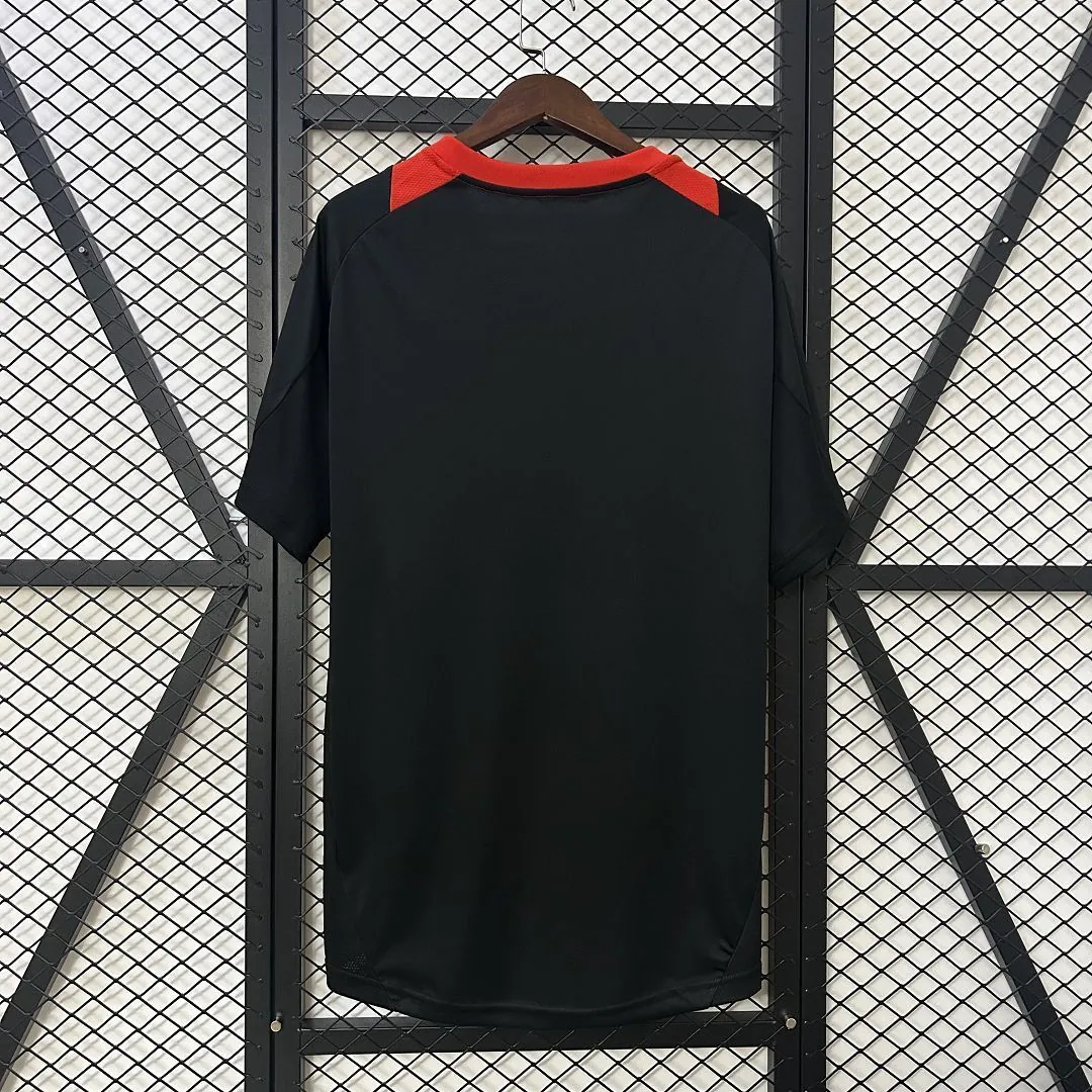 25-26 International Training Black Kit Soccer T-Shirt AAAAJersey Dropship Yupoo 2