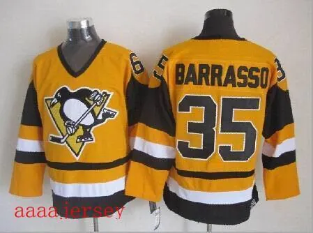 Pittsburgh Penguins retro ice hockey jersey M-3XL 匹兹堡企鹅队复古冰球服 1