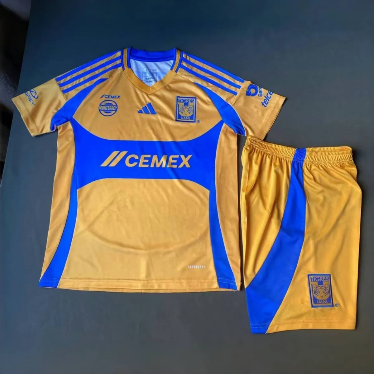 24-25 Tigres UANL Home Kid Kits Youth Apparels Sport AAAAJersey Yupoo 2