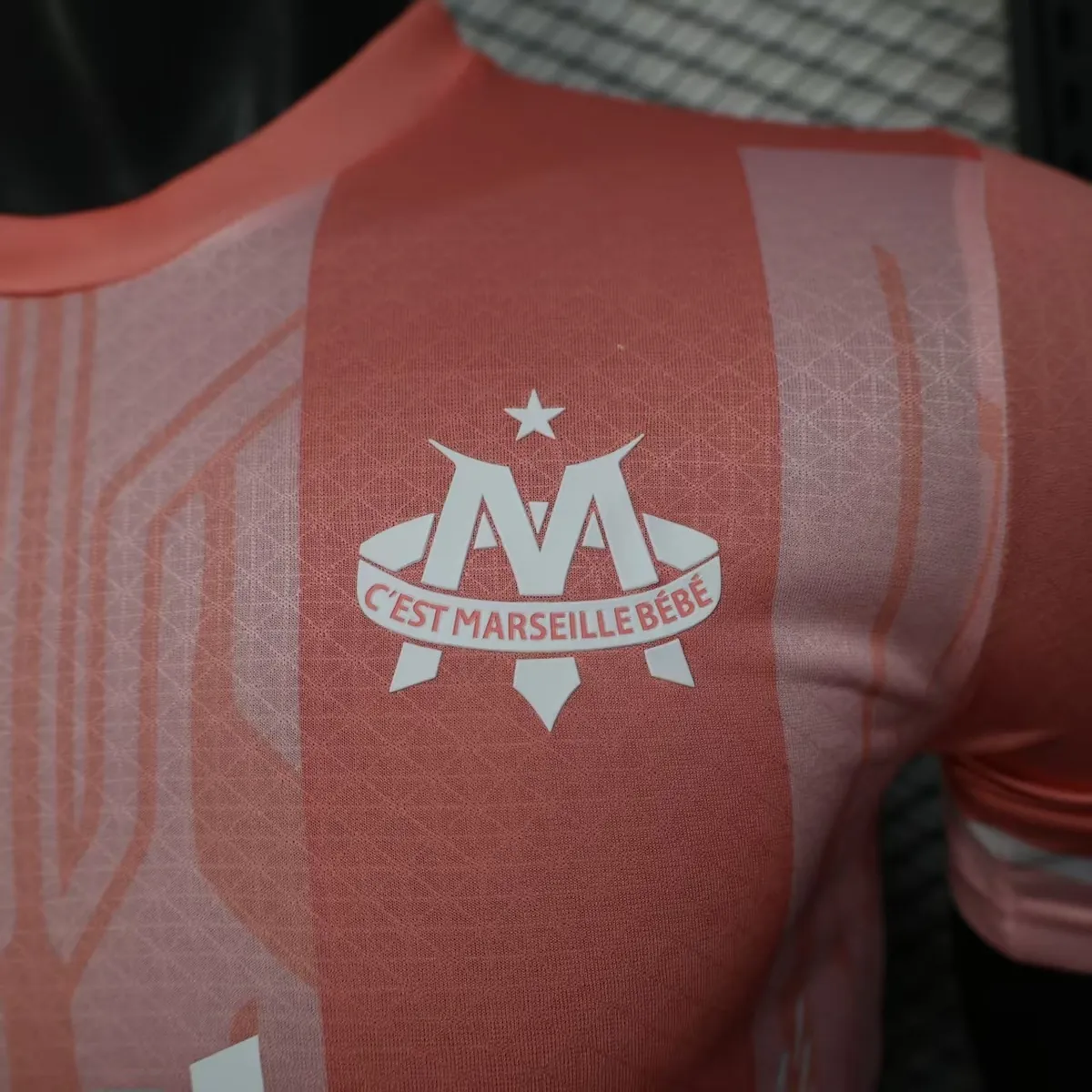 25-26 Marseille Pink YAMAHA OM X JUL Limited Edition Shirt Player Version été Kit AAAAJersey Yu 4