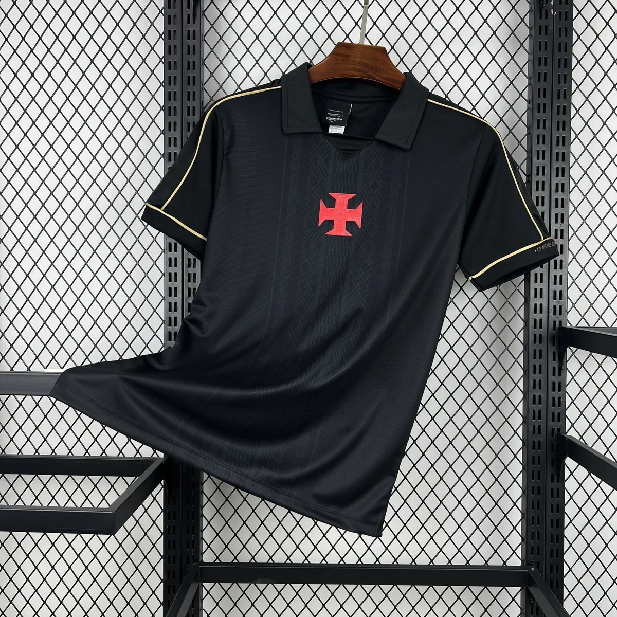 25-26 Vasco Da Gama Negritude T-Shirt Football Apparels Soccer AAAAJersey Yupoo 7