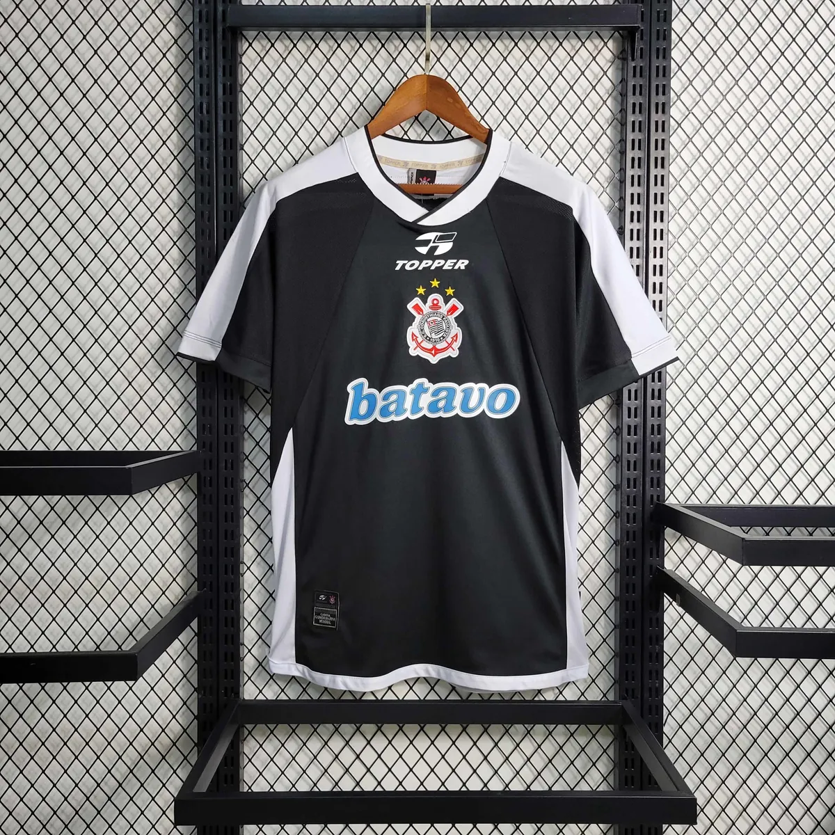 2000 Retro Corinthians Away S-XXL Soccer Jerseys 8
