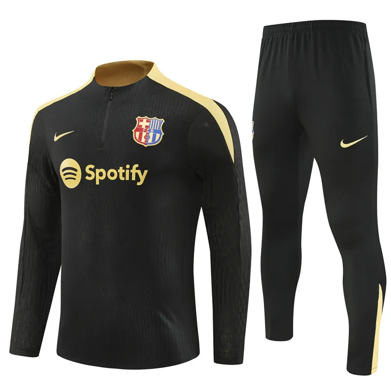 24-25 Barcelona Player Long Sleeve Training Suit Football Shirts 4