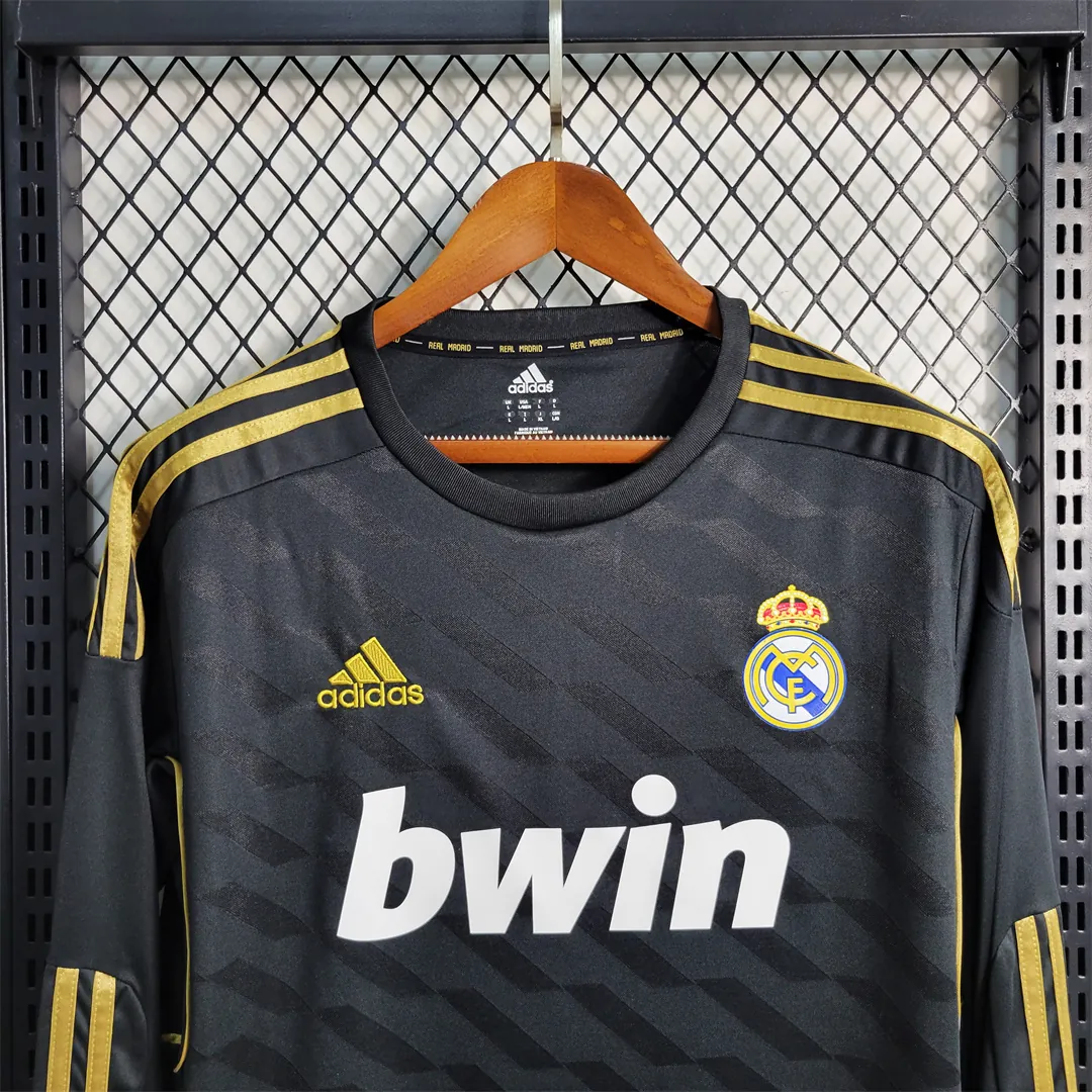 11-12 Real Madrid away black long sleeve 9