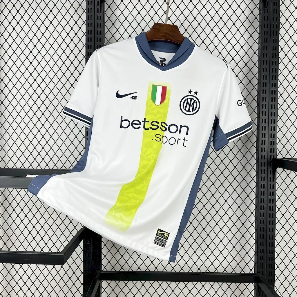 24-25 Inter Milan x Valentino Rossi Away Kit Football T-Shirt AAAAJersey Yupoo 7