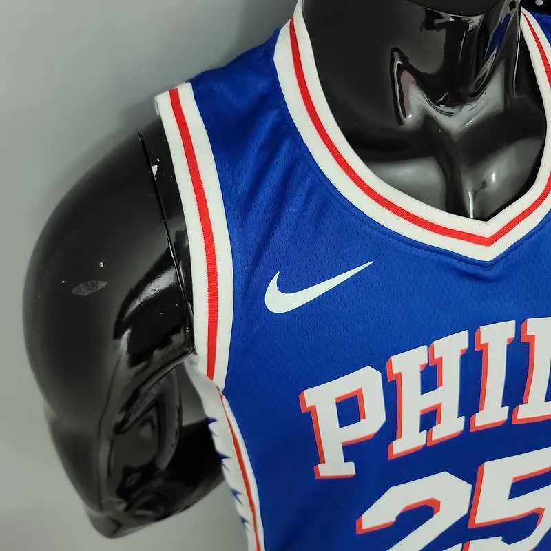 SIMMONS#25 Detroit Pistons blue 3