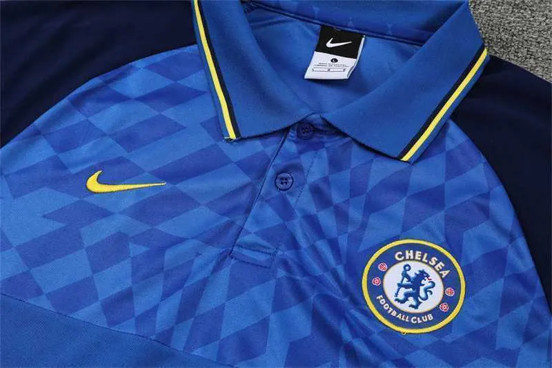 Polo Chelsea blue print 15