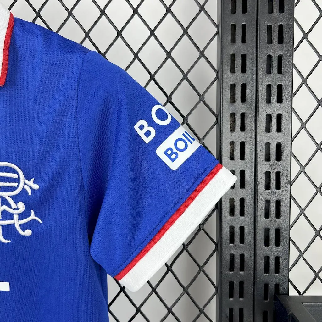 25-26 Rangers Home Kid Kits Youth Apparels Soccer AAAAJersey Yupoo 7