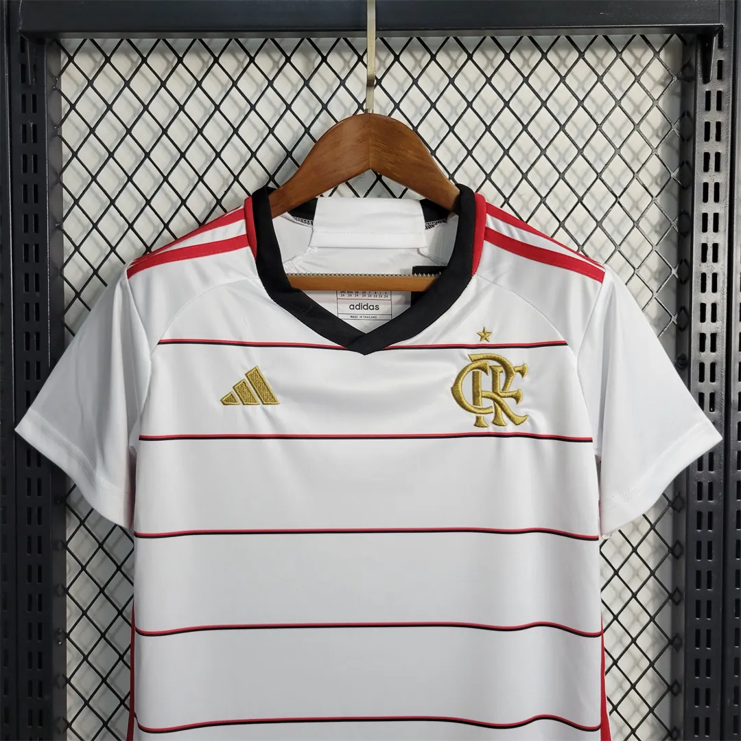 23-24 Flamengo away kids kit 6
