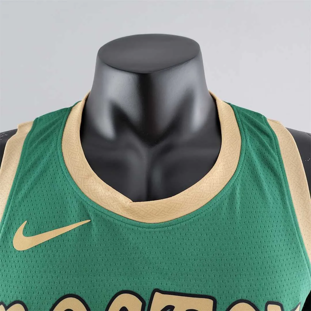 2020 Tatum #0 Boston Celtics City Edition Green NBA Jersey 4