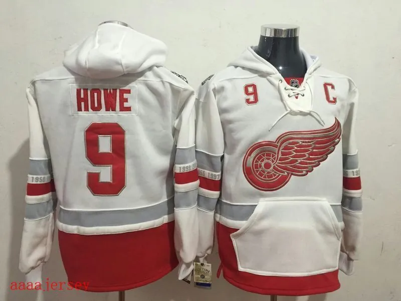 Detroit Red Wings hoodie ice hockey jersey M-3XL 底特律红翼队帽衫冰球服 3