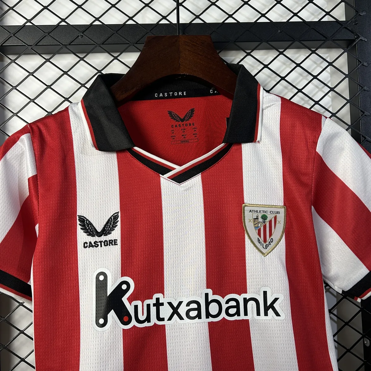 25-26 Athletic Bilbao Home Kid Kits Youth Apparels Sino AAAAJersey Supply Yupoo 7