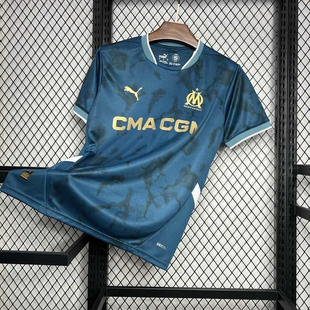 24-25 Marseille Away Kit Football Apparels Sport AAAAJersey Yupoo 3