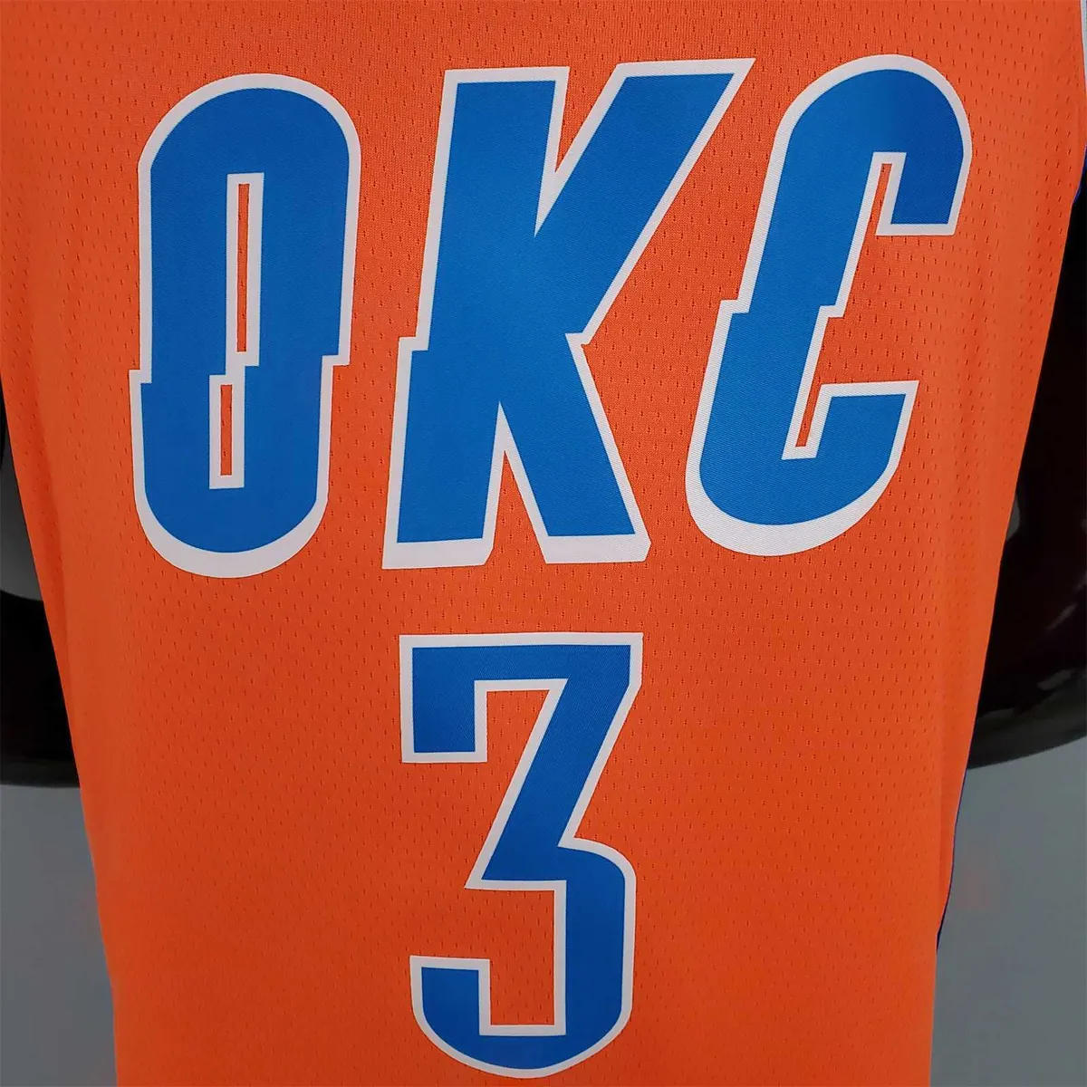 PAUL#3 Thunder Jordan Orange 6