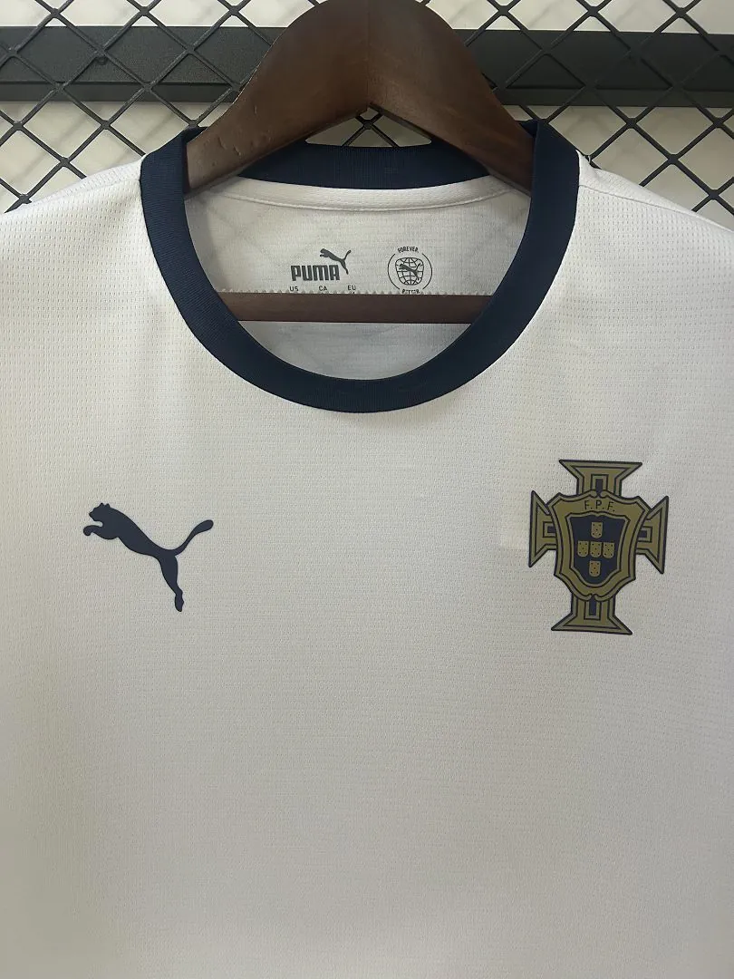 2025 Portugal White Training Kit Football Uniform AAAAJersey Dropship Yupoo 3