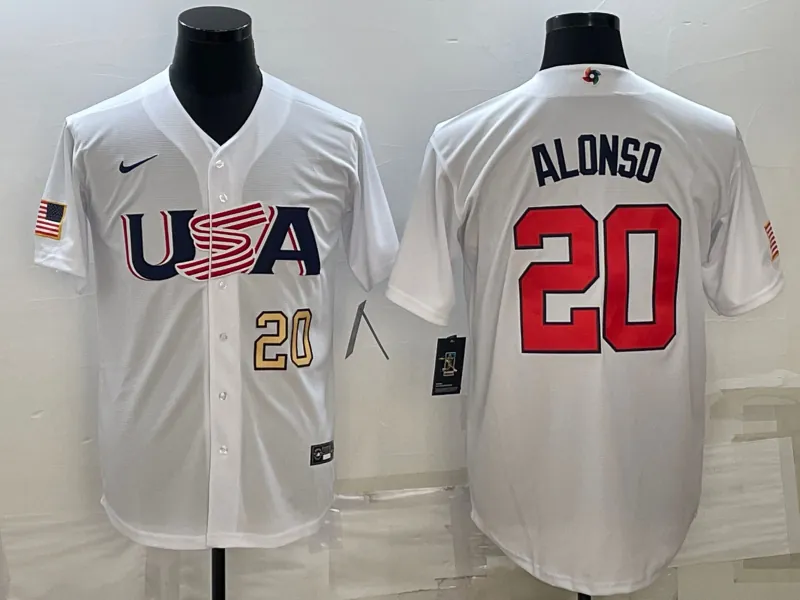 USA 2023 World Cup Baseball Jerseys 8