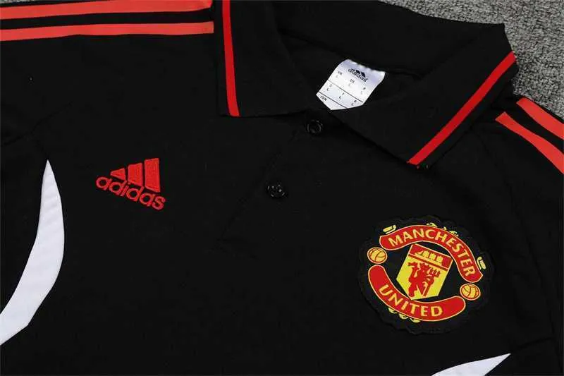 Manchester United Polo black and white-red 17