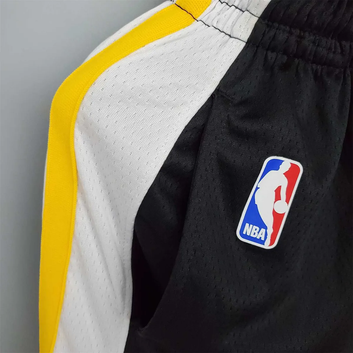 Warriors black NBA shorts 4