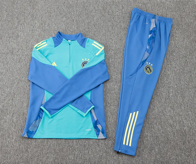 24-25 Ajax Long Sleeve Training Suit Football Shirts 2