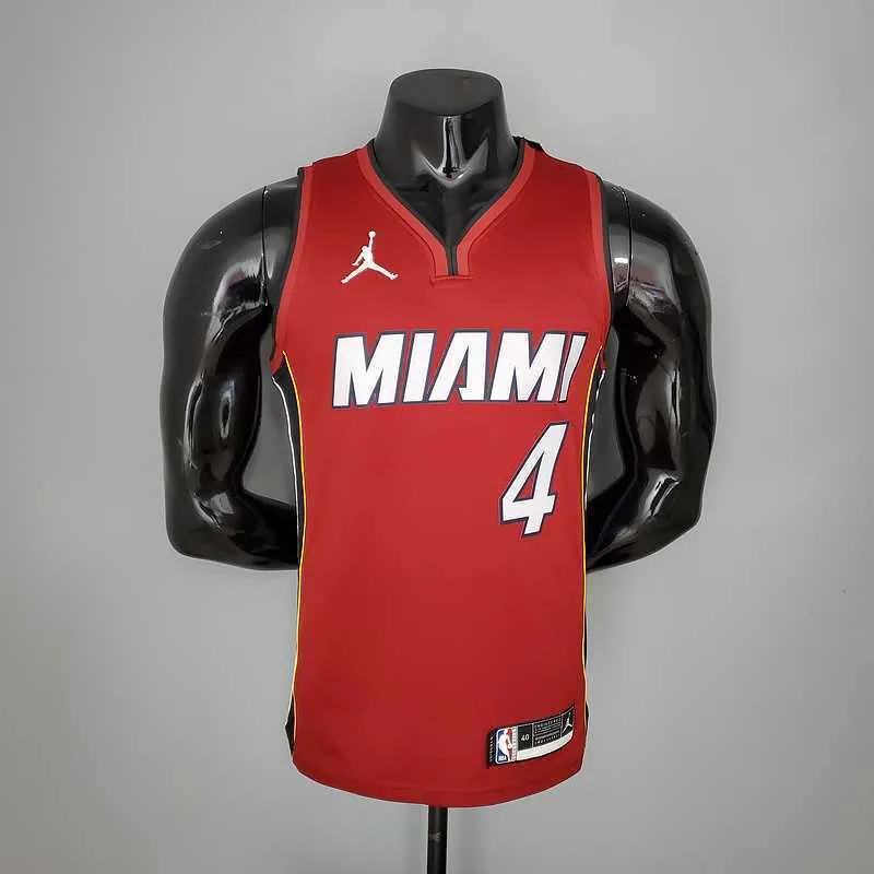 New Miami Heat Jordan OLADIPO#4 Burgundy 9