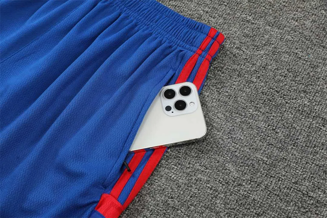 22-23 Lyon Training Suit Short Sleeve Kit Blue 1