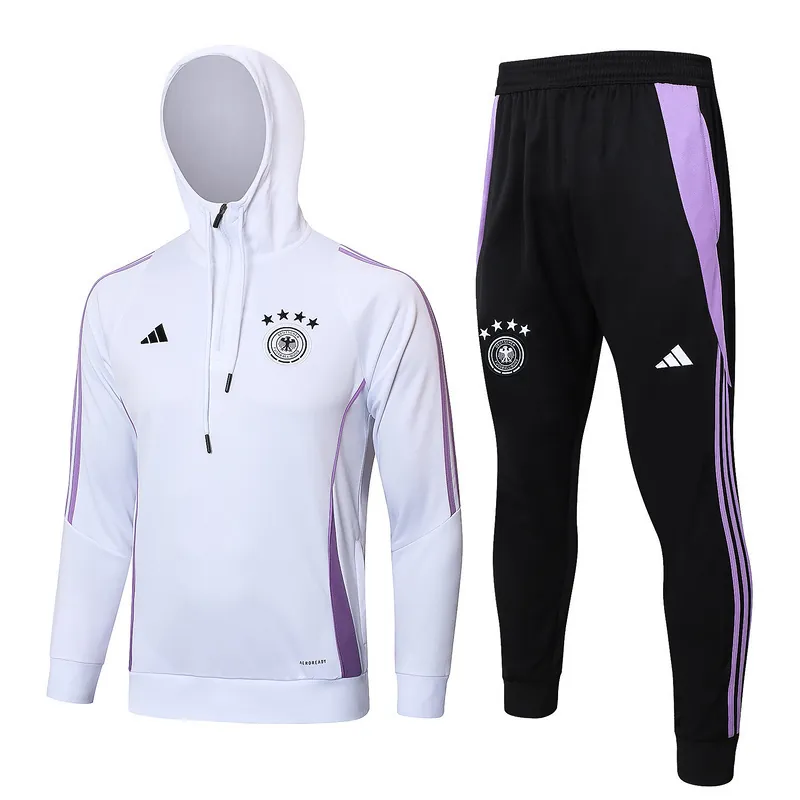 2024 Germany Hoodie Long Sleeve Training Suit Football Shirts 3