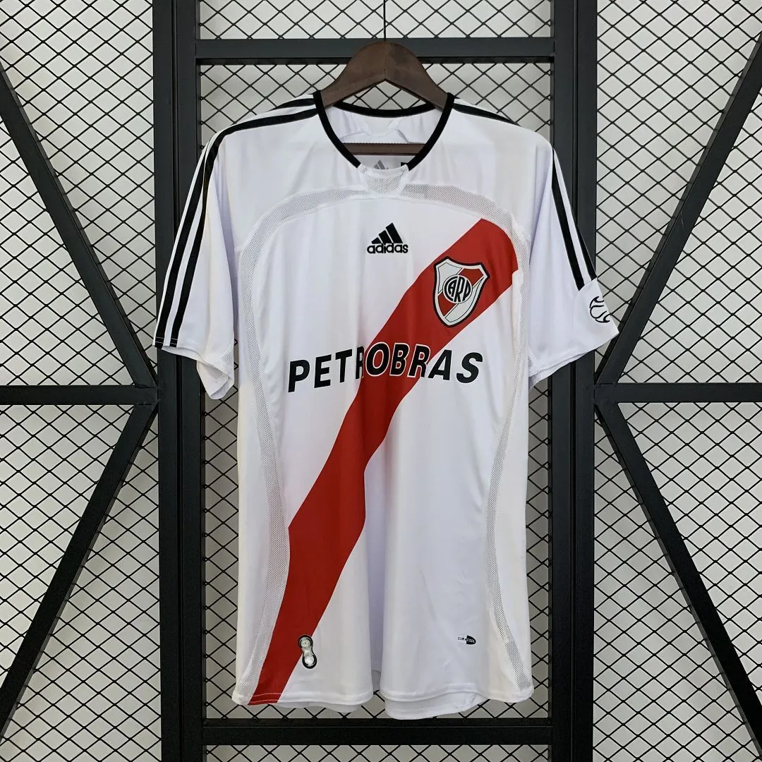 06-07 River Plate Home Retro Kit Vintage Shirt AAAAJersey Dropship Yupoo 10
