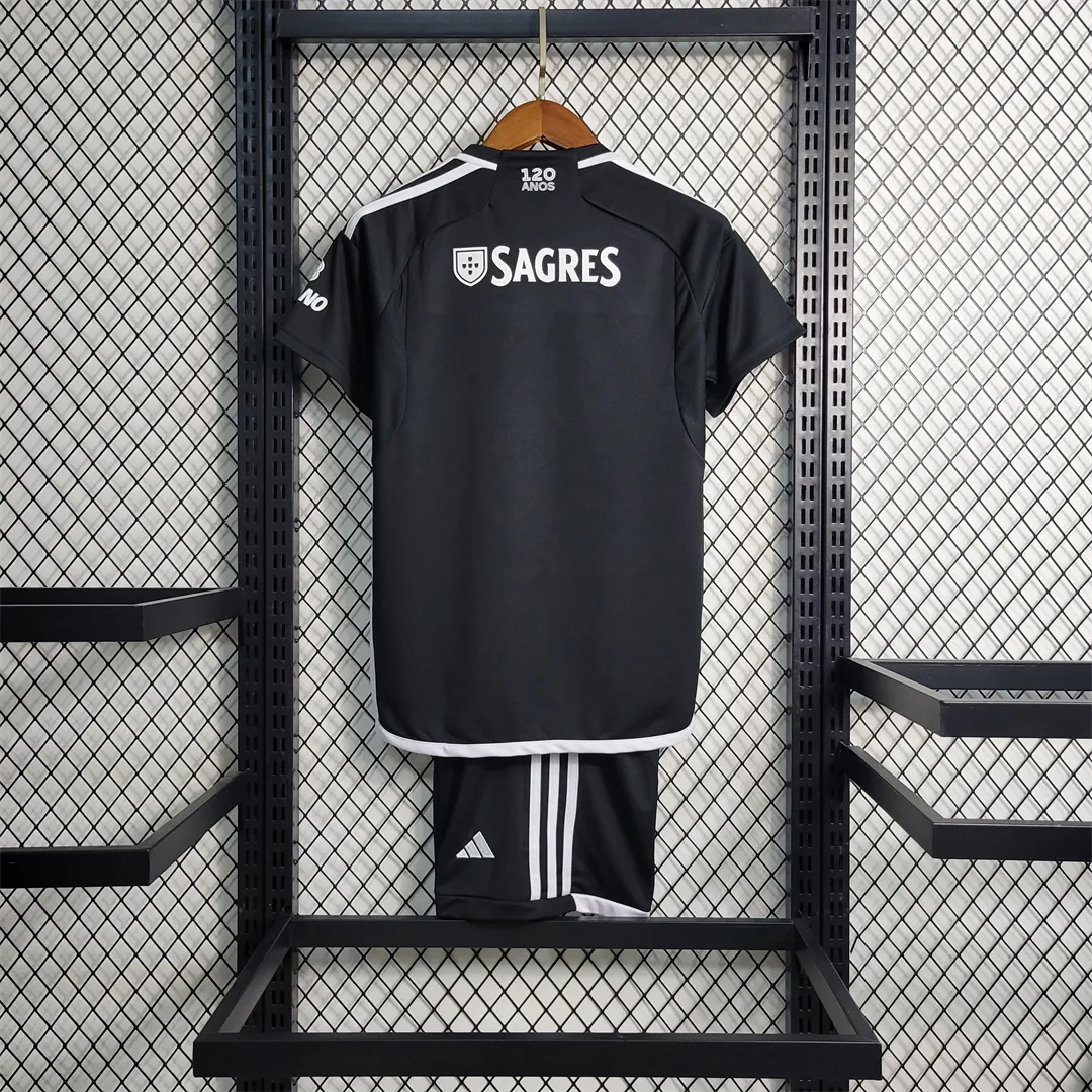 23-24 Benfica Away Kids Kit Children Suits Football Jerseys Yupoo 4