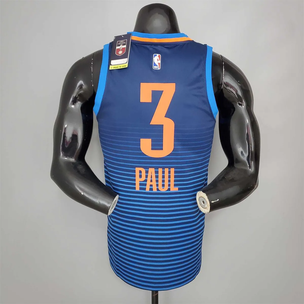 PAUL#3 Thunder Blue Stripes 5