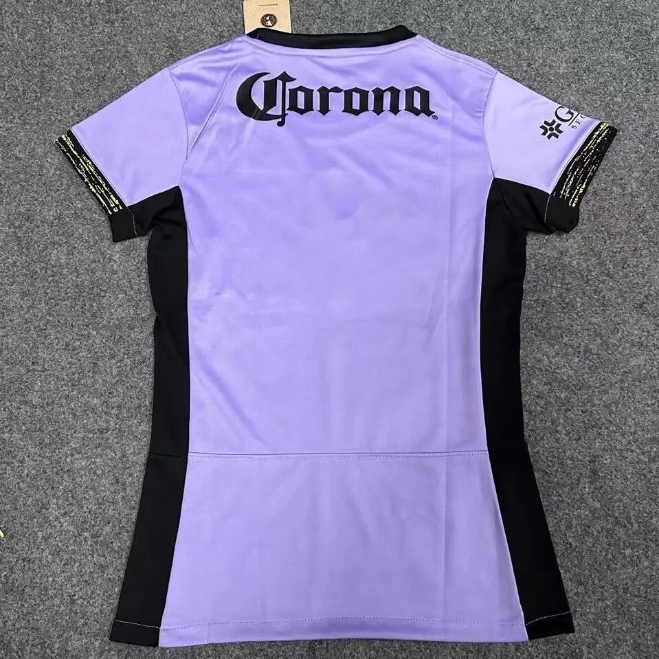 23-24 Club de Futbol America Women Shirt Third Kit PurPle Cheap Jersey Yupoo 1