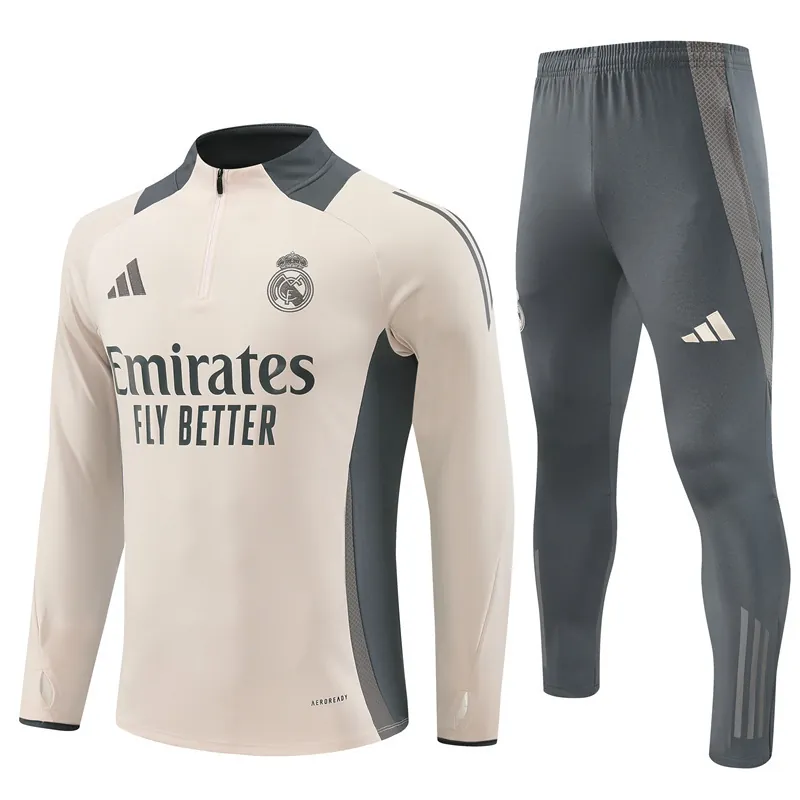 24-25 Real Madrid Long Sleeve Training Suit Football Shirts 4