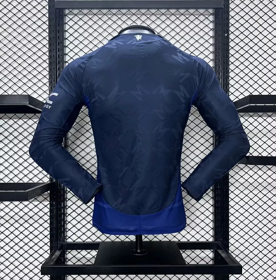 24-25 Manchester United Away Long Sleeve Player Version Shirt Sport AAAAJersey Yupoo 2