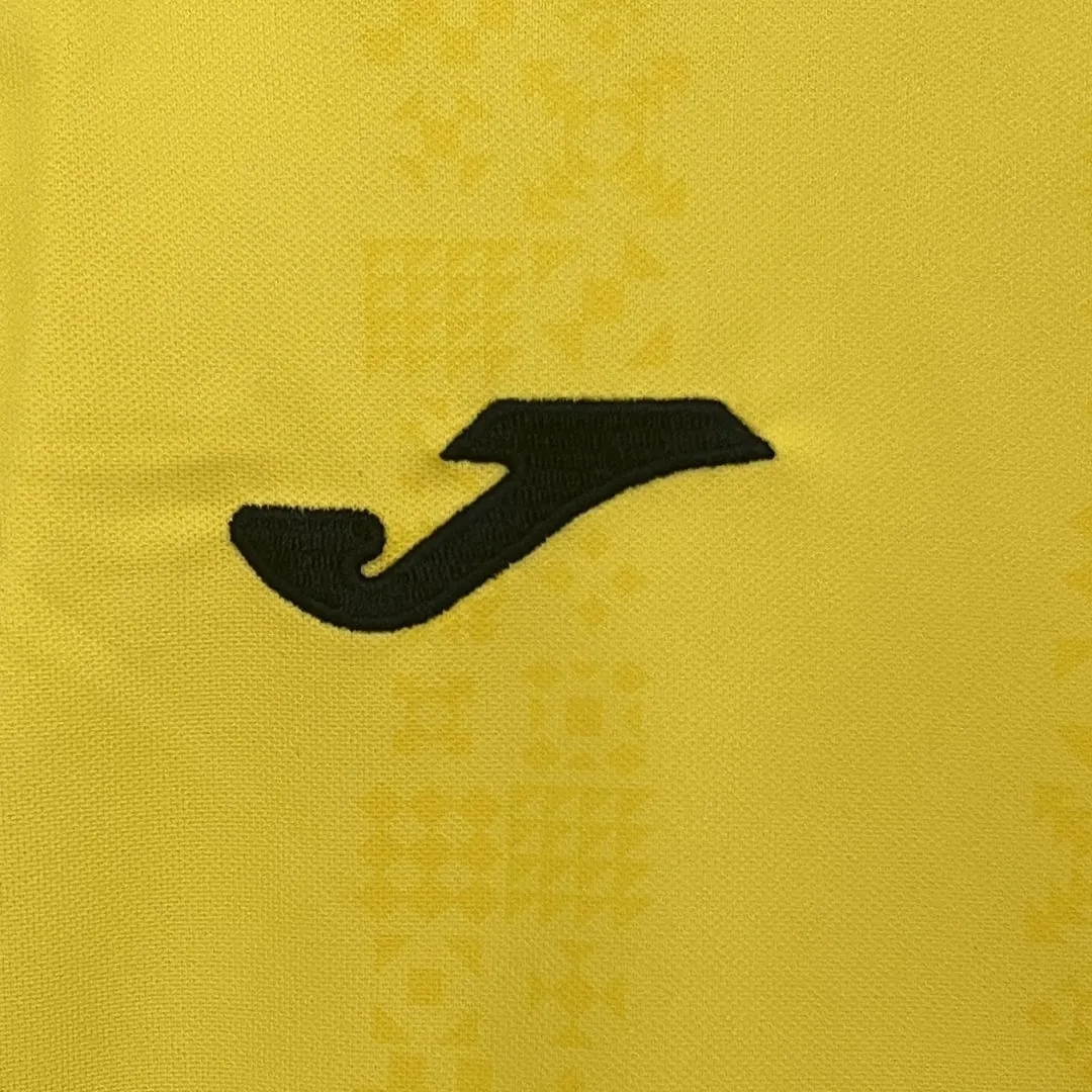 24-25 Villarreal Home Kid Kits Youth Apparels Football AAAAJersey Yupoo 7